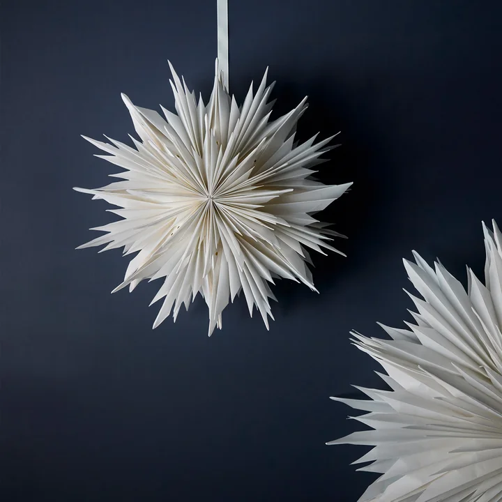 House Doctor - Dust Papieren kerstster, Ø 30 cm, gebroken wit