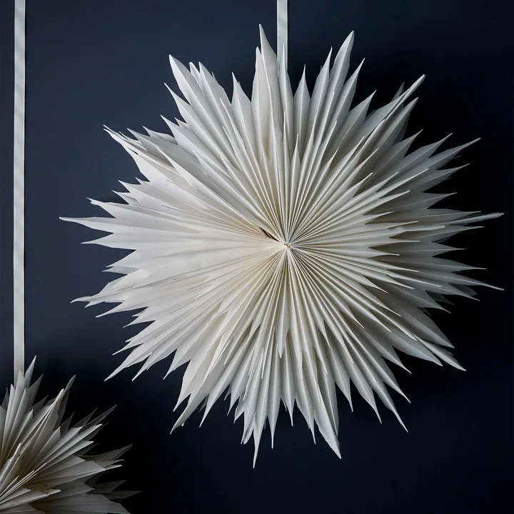 House Doctor - Dust Papieren kerstster, Ø 60 cm, gebroken wit