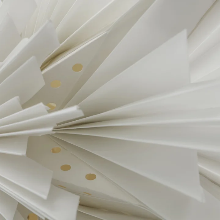 House Doctor - Dust Kerstster van papier, gebroken wit