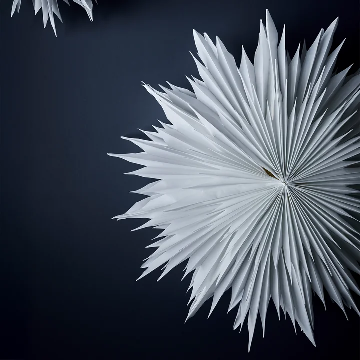 House Doctor - Dust Kerstster van papier, gebroken wit