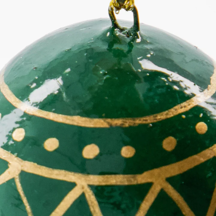 House Doctor - Mach Ornament, Ø 4 cm, donkergroen