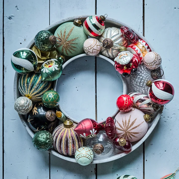 House Doctor - Mach Ornament, Ø 4 cm, rood