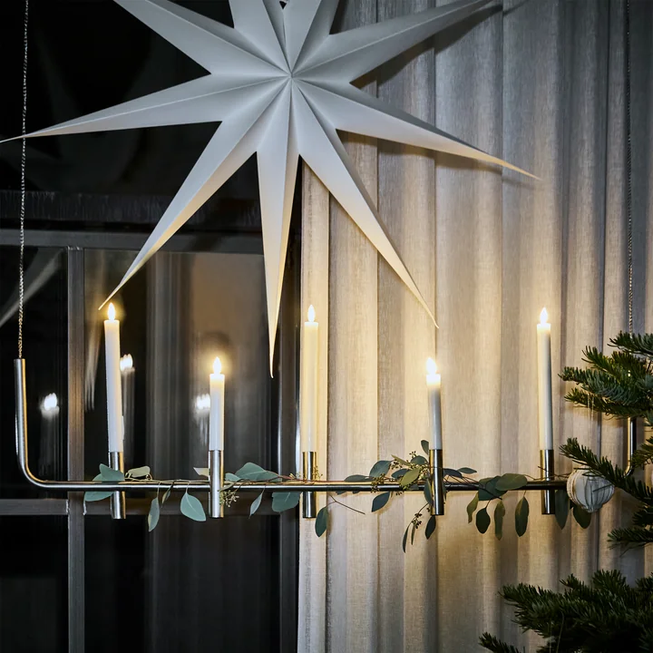 House Doctor - Maxi kandelaar, antiek zilver