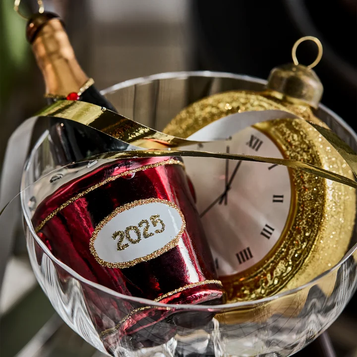 House Doctor - New Year 2026 Ornamenten, goud