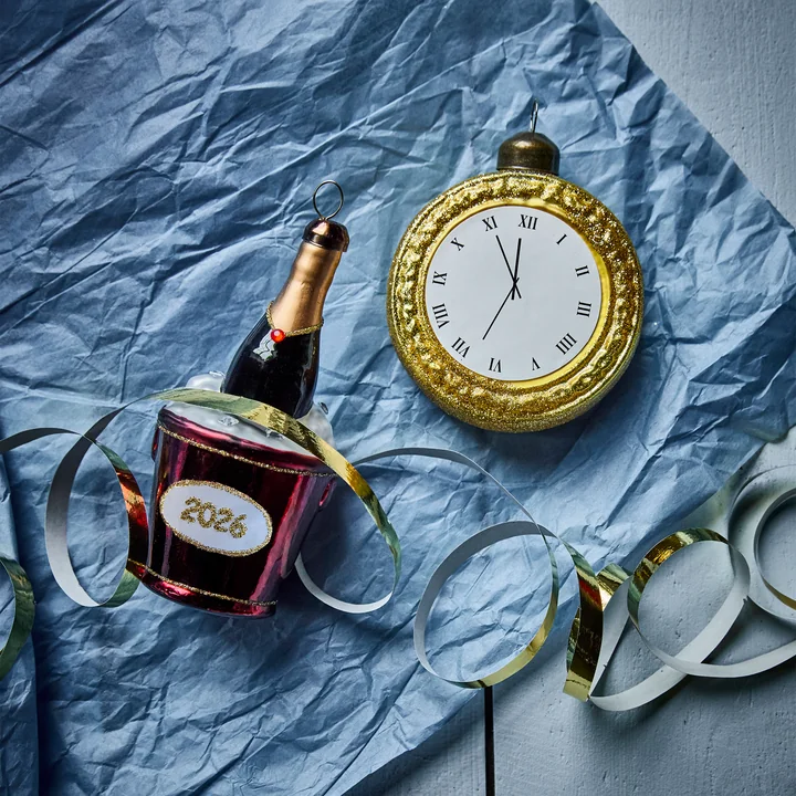 House Doctor - New Year 2026 Ornamenten, goud