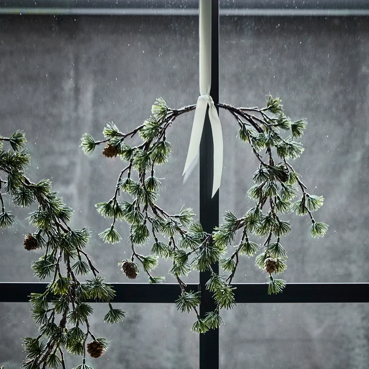 House Doctor - Torch Krans, Ø 30 cm, groen