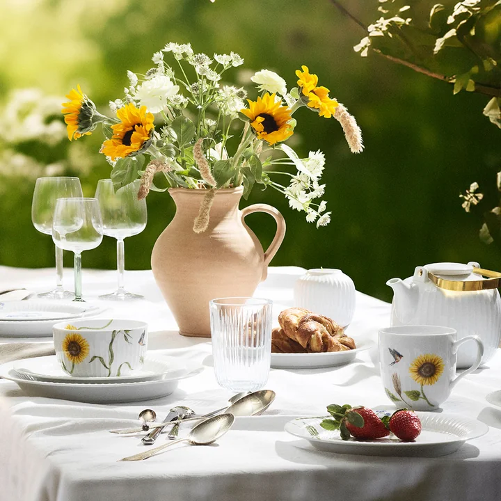 Hammershøi Summer, kom, Ø 12 cm, zonnebloem door Kähler Design