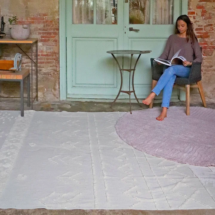 Lorena Canals - Tribu vloerkleed, 200 cm x 300 cm, naturel