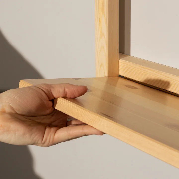 Karup Design - Groove Wandplank, natuurlijk grenen