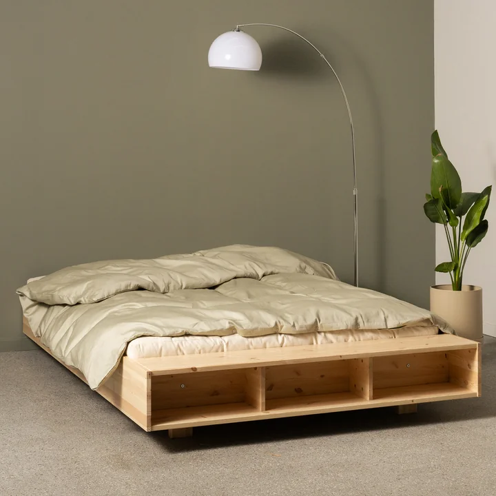 Karup Design - Merge Bed, 140 x 200 cm, natuurlijk grenen