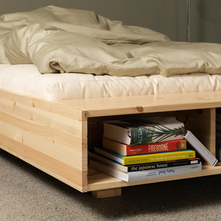 Karup Design - Merge Bed, 140 x 200 cm, natuurlijk grenen