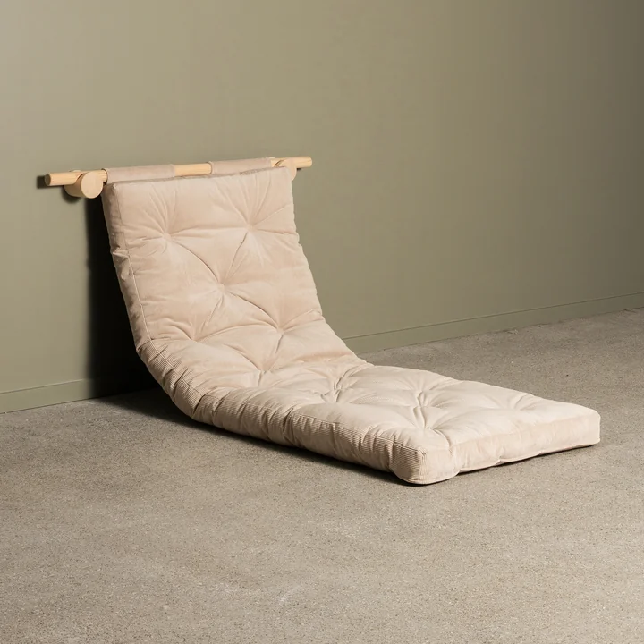 Karup Design - Hooked 75 Slaapbank incl. Bravo matras 75 x 200 cm, ivoor