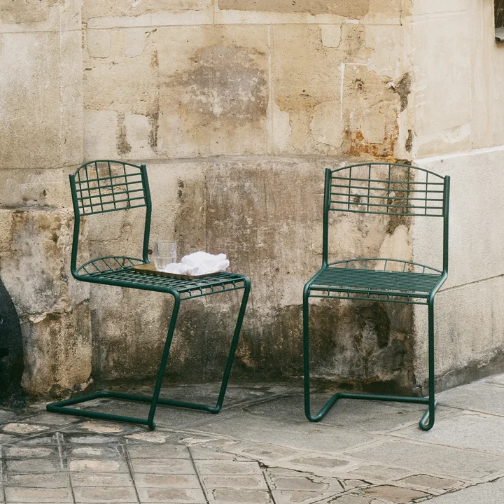 Grythyttan - High Tech tuinstoel, blauwgroen