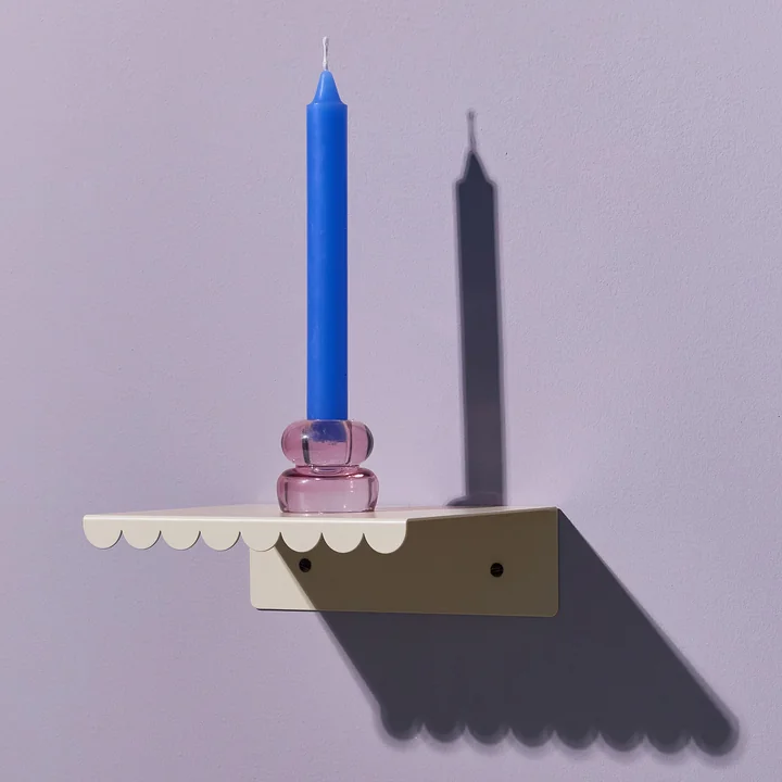 Nobodinoz - Vibes Wandplank, klein, ivoor