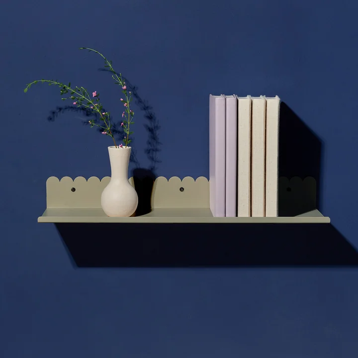 Nobodinoz - Vibes Wandplank, groot, groene thee