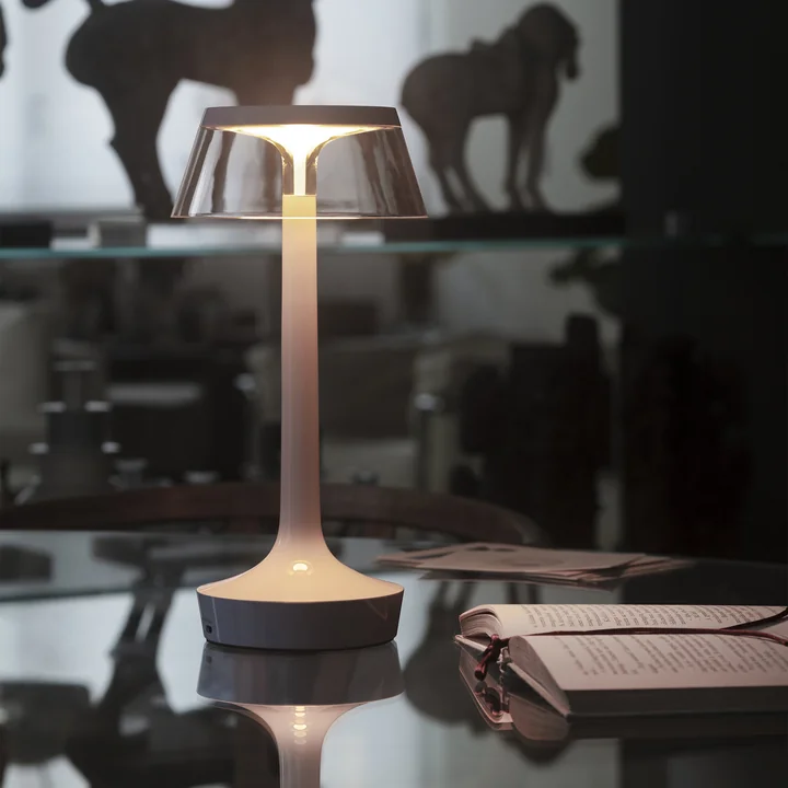 Flos - Bon jour Unplugged Oplaadbare tafellamp, kleur tune, french rose