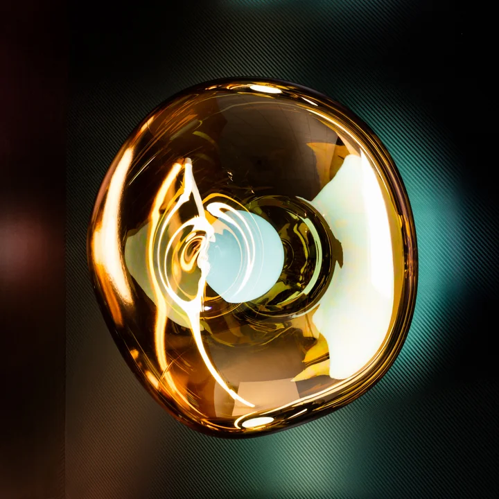 Tom Dixon - Melt LED wandlamp / plafondlamp, mini, 30 x 25 cm, goud