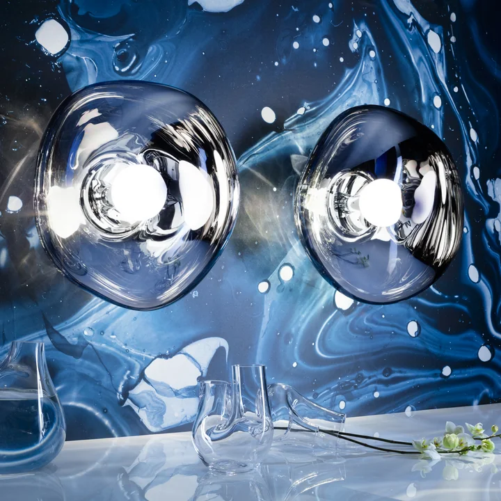 Tom Dixon - Melt LED wandlamp / plafondlamp, 50 x 28 cm, smoke