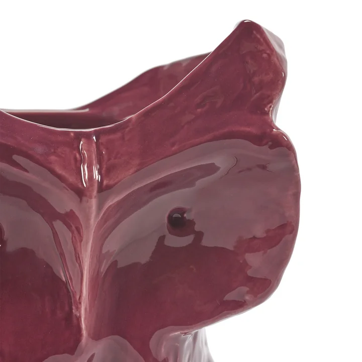 Serax - After Midnight Vaas Uil L, aubergine