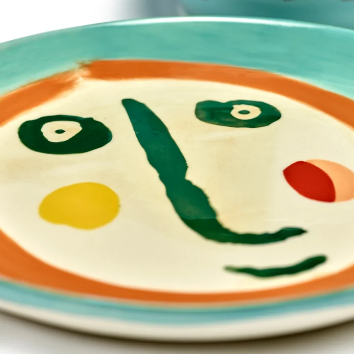 Serax - Feast Face 2 bord S, mix