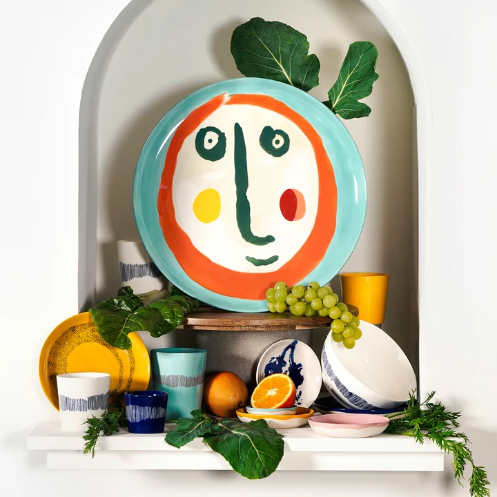 Serax - Serveerplateau Feast Face N°2, mix