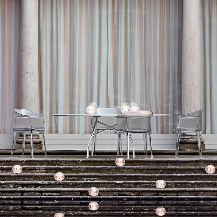 Kartell - Papyros fauteuil, kristalhelder