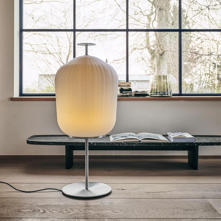 ClassiCon - Matéria salontafel, lang, 170 x 39 cm, Nero Marquina marmer / zwart