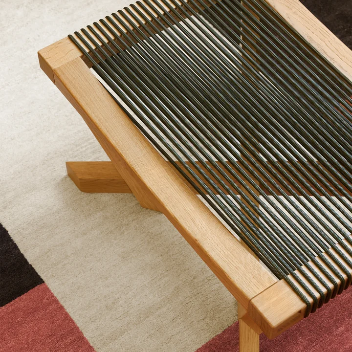 ClassiCon - Volkshaus kruk, eiken naturel / bosgroen