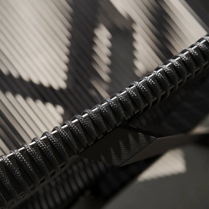 ClassiCon - Volkshaus Loungestoel, zwart gebeitst eiken / zwart