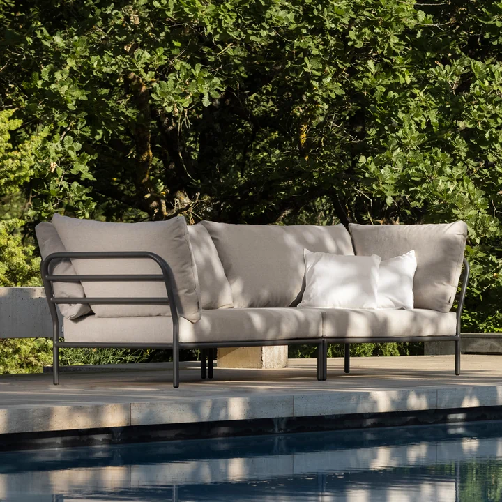 HOUE - Level 2 Loungeset 4, donkergrijs / ash