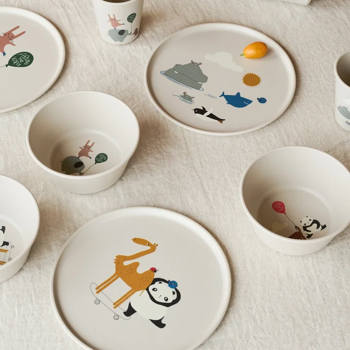 LIEWOOD - Remco plaat, Around the world, zandkleurig