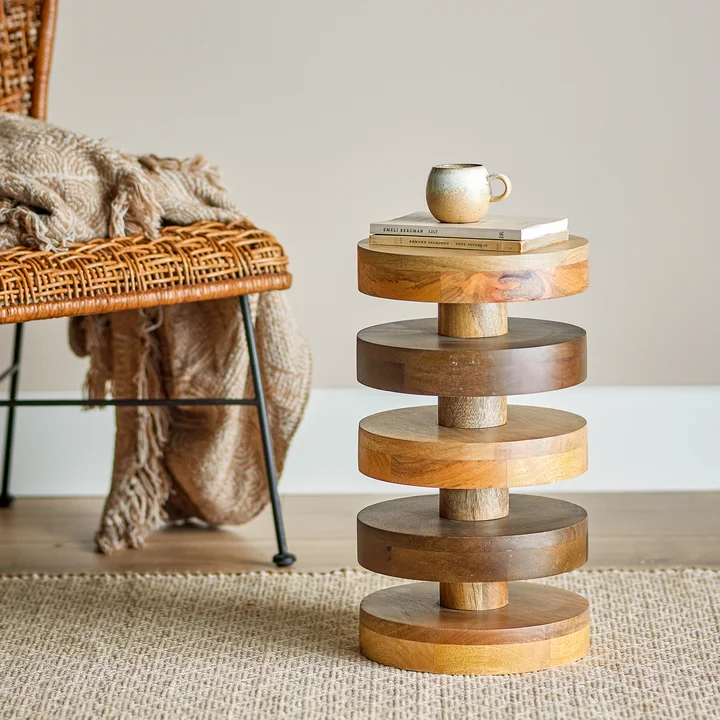 Bloomingville - Franka bijzettafel, bruin