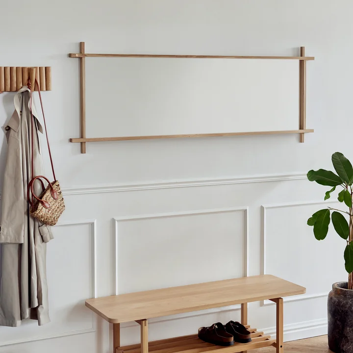 Andersen Furniture - Collect wandspiegel, groot, 60 x 160 cm, eik