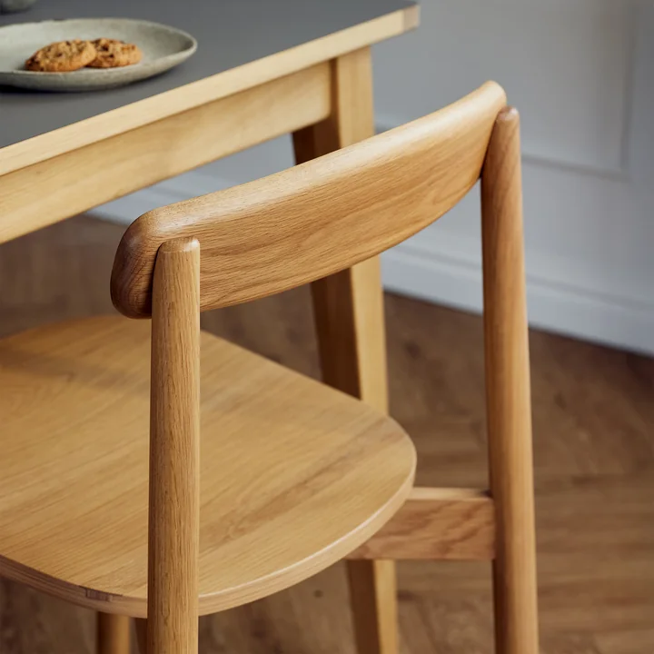 Andersen Furniture - Unite stoel, wit gepigmenteerd eiken