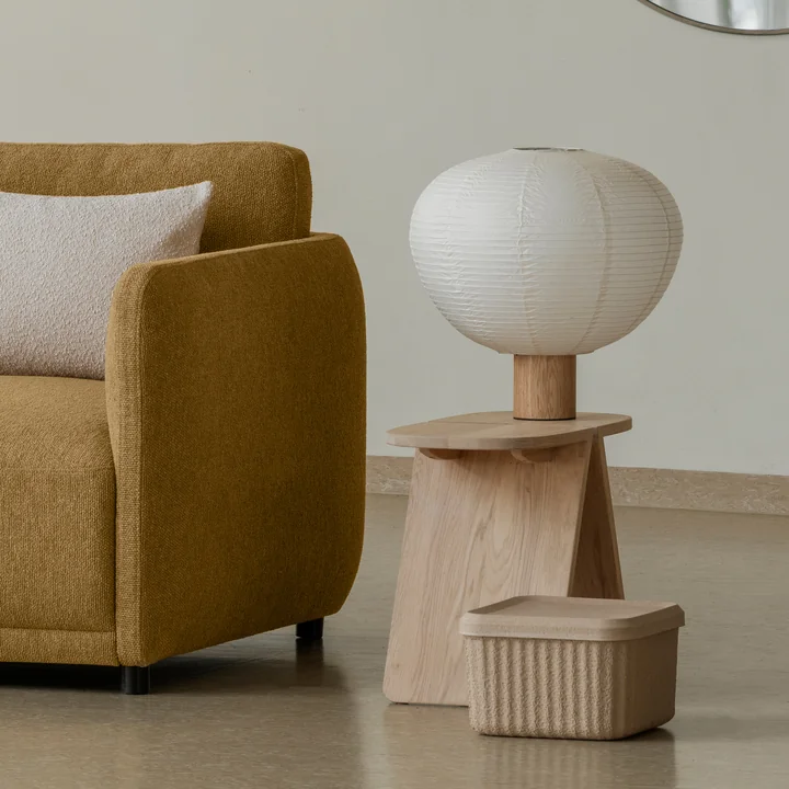 Blomus - Kami Tafellamp, Ø 46 x 45 cm, eiken