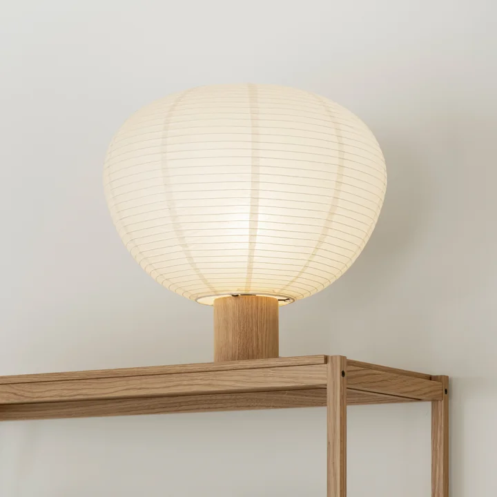 Blomus - Kami Tafellamp, Ø 46 x 45 cm, eiken