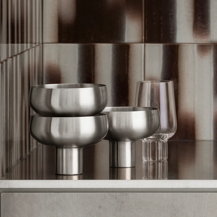 Blomus - Koyoi champagnekom, roestvrij staal mat