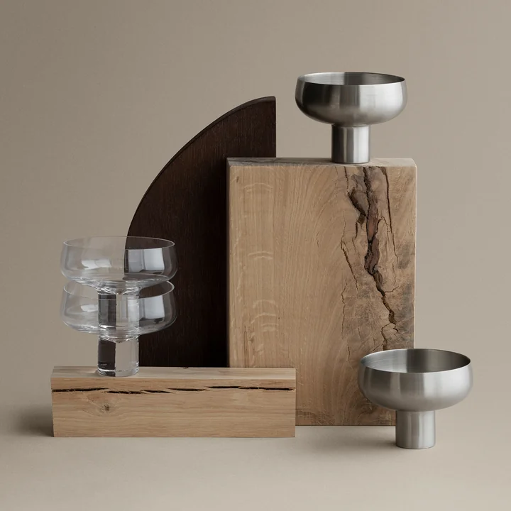 Blomus - Koyoi champagnekom, roestvrij staal mat