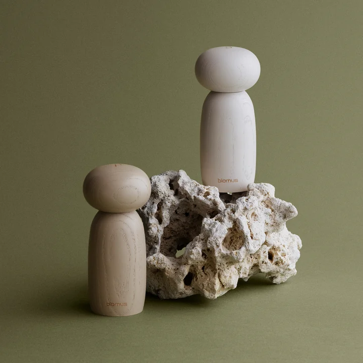 Blomus - Moli Peper- en zoutmolen, moonbeam / nomad (set van 2)