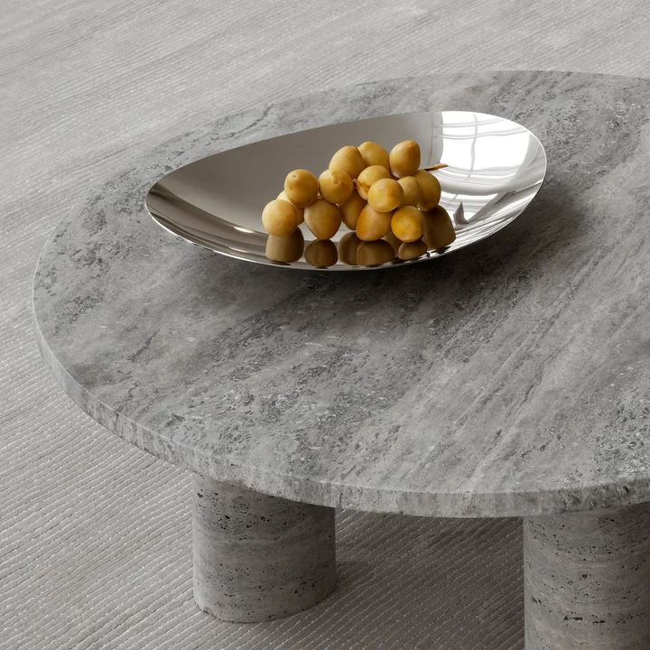 Blomus - Ondea Platte kom, gepolijst roestvrij staal