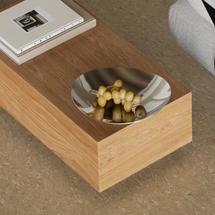 Blomus - Ondea Platte kom, gepolijst roestvrij staal