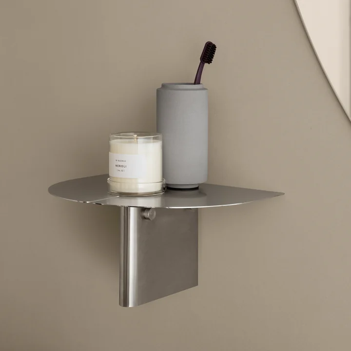 Blomus - Oru wandplank S, roestvrij staal mat