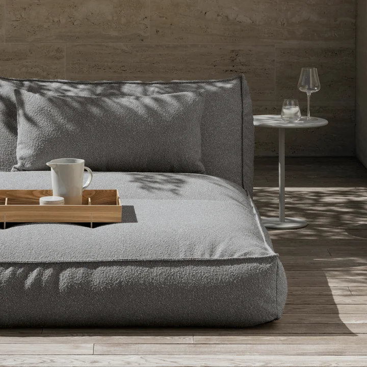 Blomus - Stay Garden bijzettafel, H 45 cm Ø 40 cm, zijdegrijs