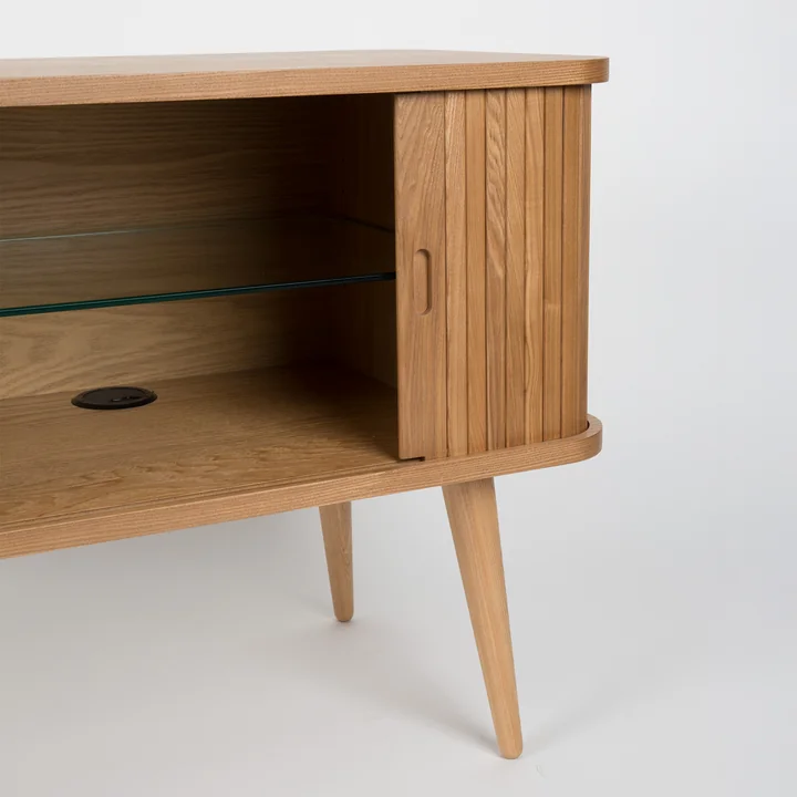 Zuiver - Barbier Dressoir met schuifdeuren, essen