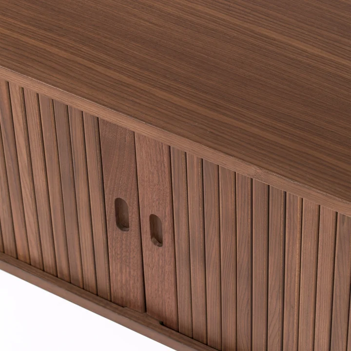 Zuiver - Barbier Dressoir met schuifdeuren, walnoot