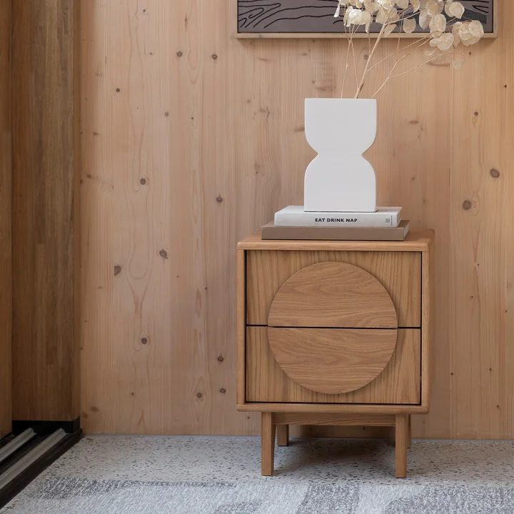Zuiver - Groove Nachtkastje, eiken