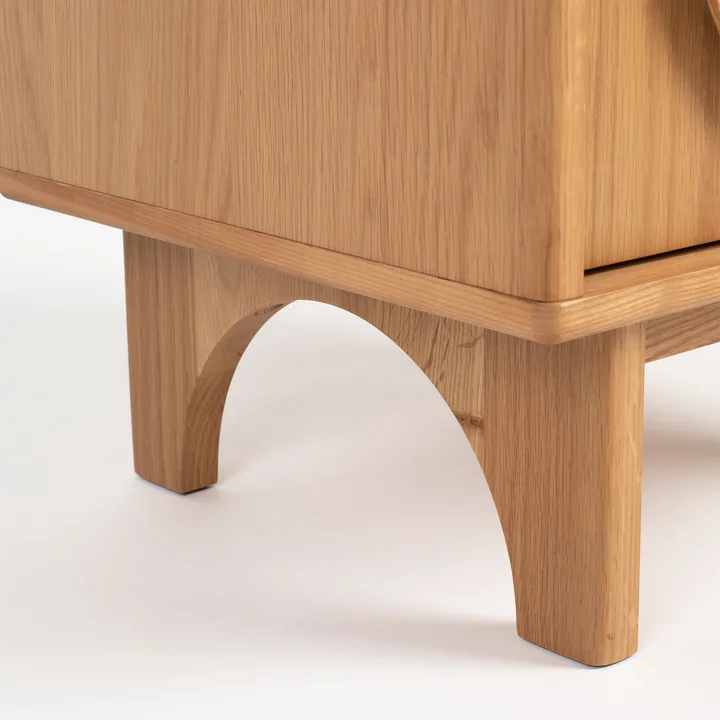 Zuiver - Groove Nachtkastje, eiken