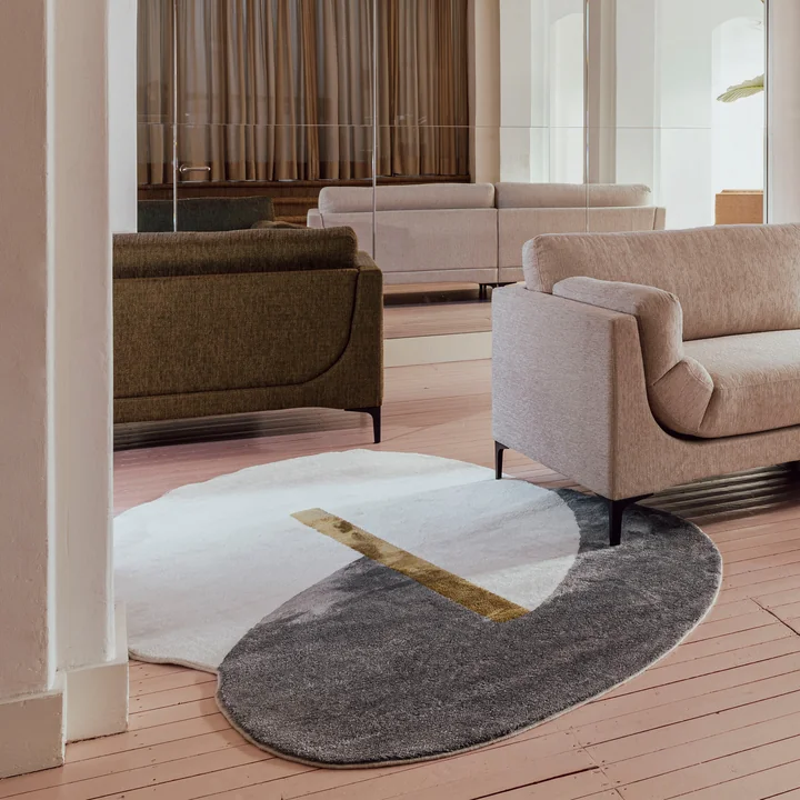 Zuiver - Phila Tapijt, 160 x 257 cm, blauw