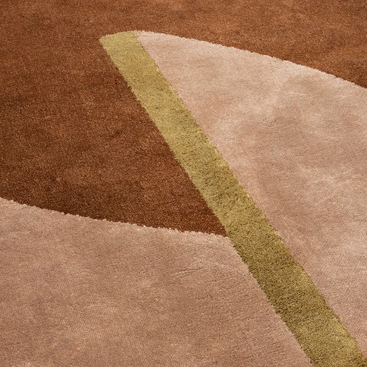 Zuiver - Phila Vloerkleed, 160 x 257 cm, Terra