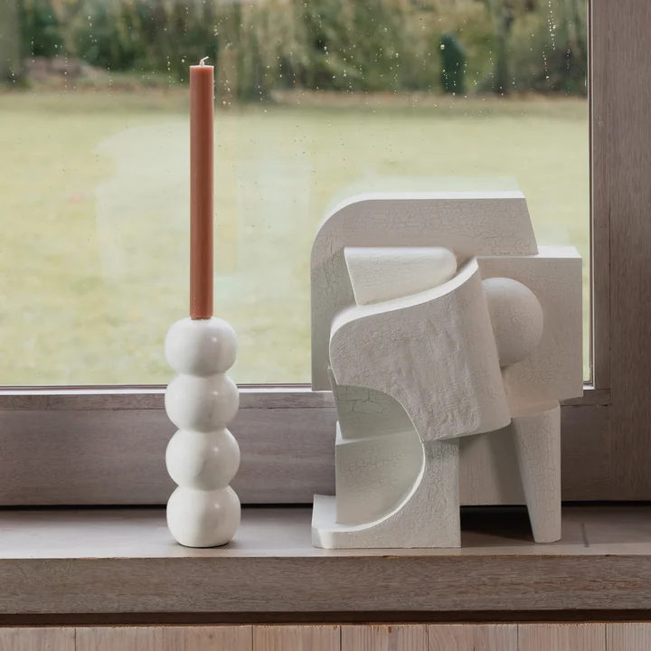 Zuiver - Rome Kandelaar, wit marmer